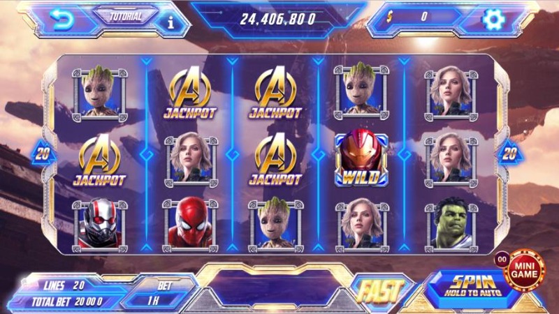 Các bước để chơi game nổ hũ avenger