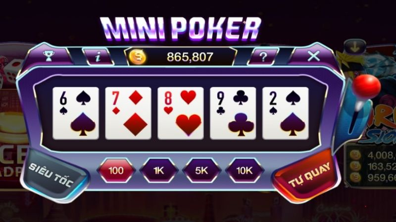 Hướng dẫn chi tiết cách tham gia mini poker tại Sunwin20